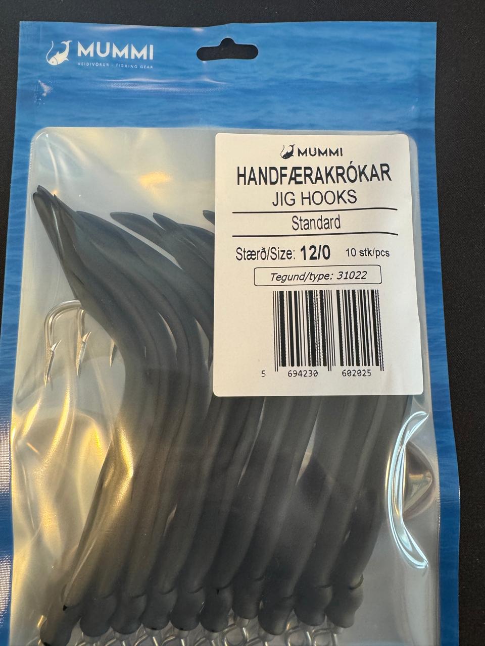 12/0 Hooks - Standard - 10 pcs/pack