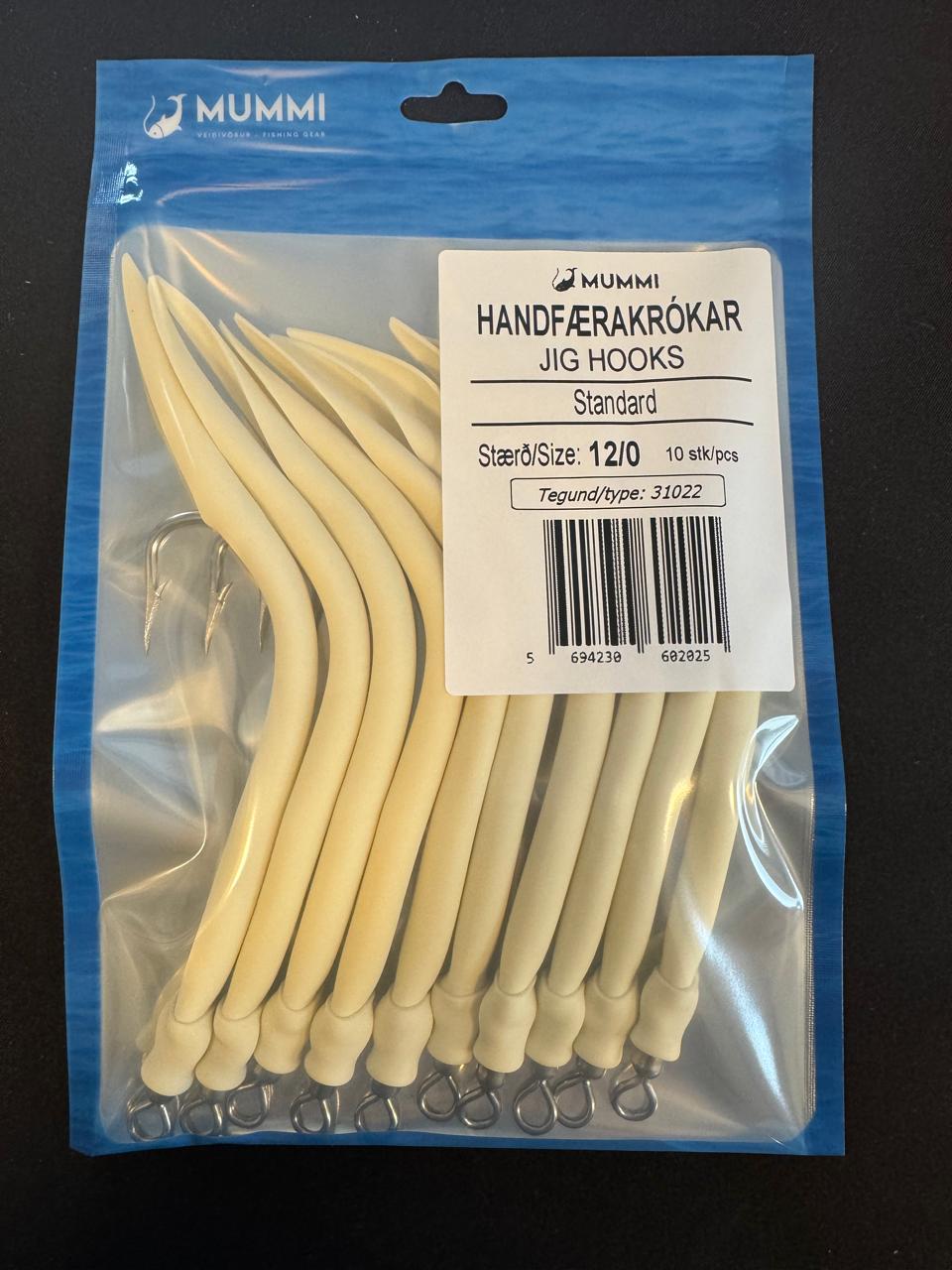 12/0 Hooks - Standard - 10 pcs/pack