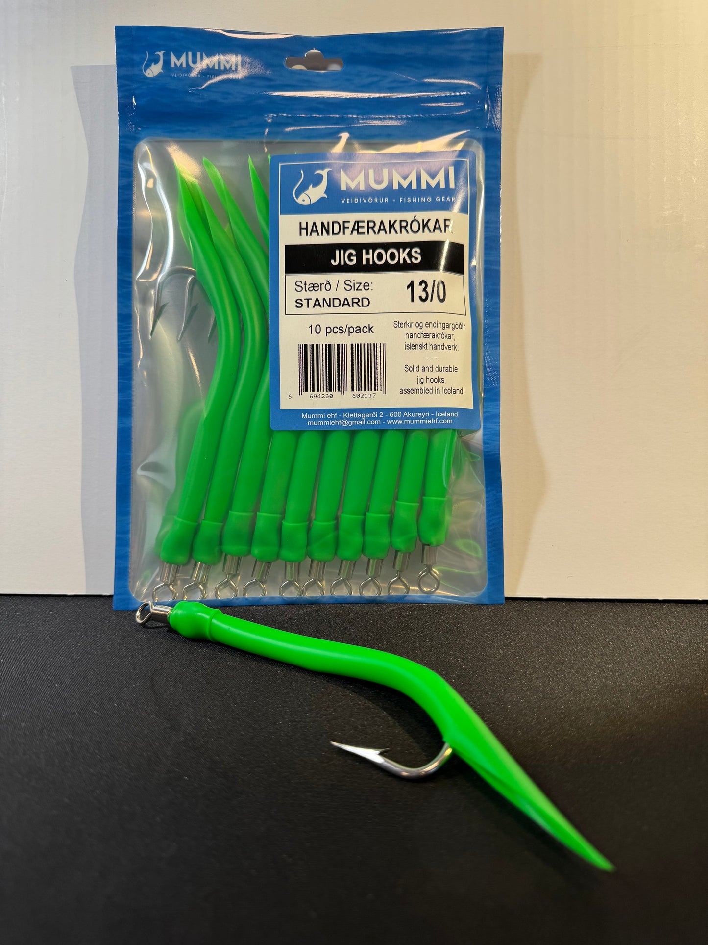 13/0 Hooks, Standard, 10 pcs per pack