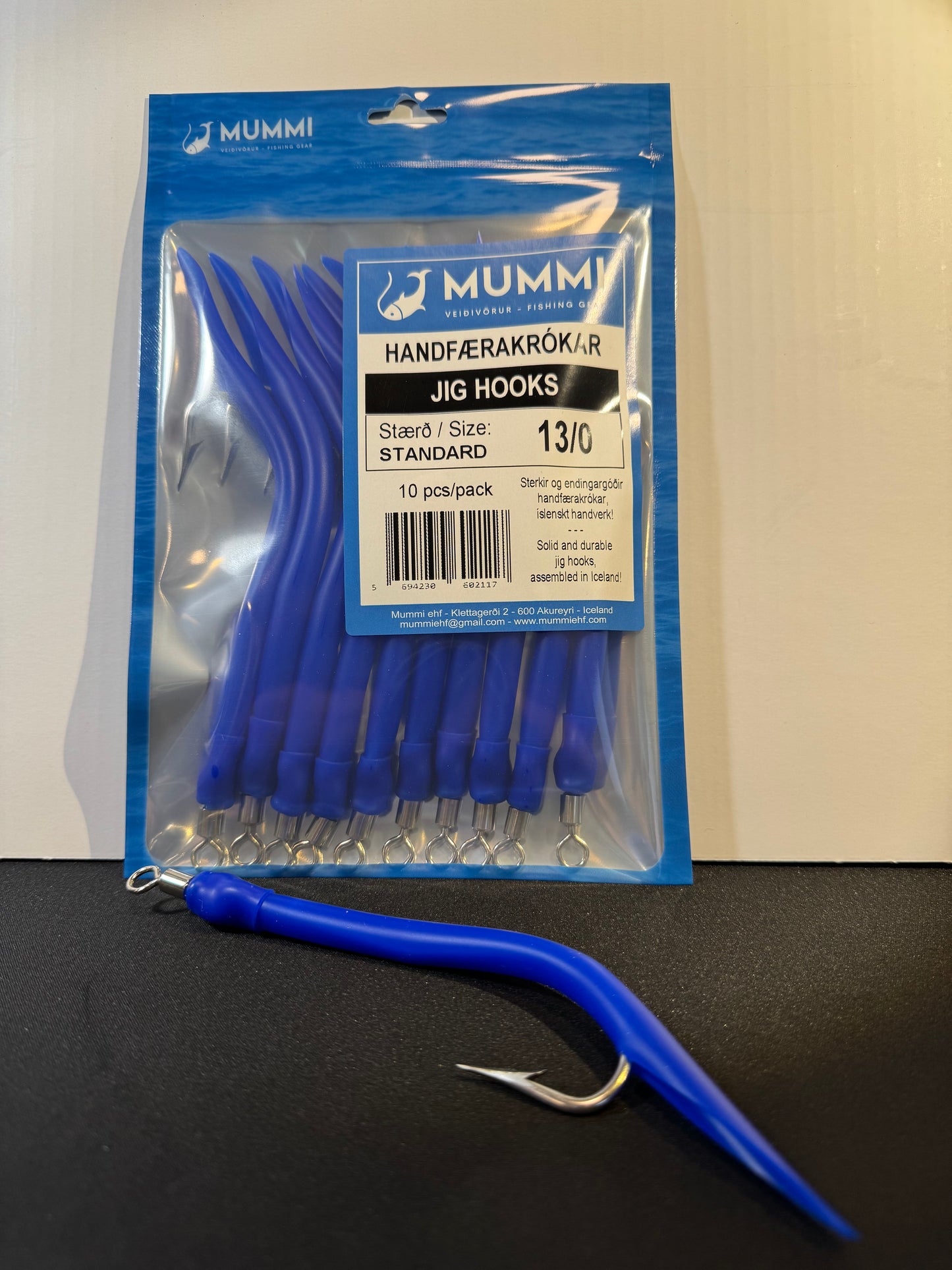 13/0 Hooks, Standard, 10 pcs per pack