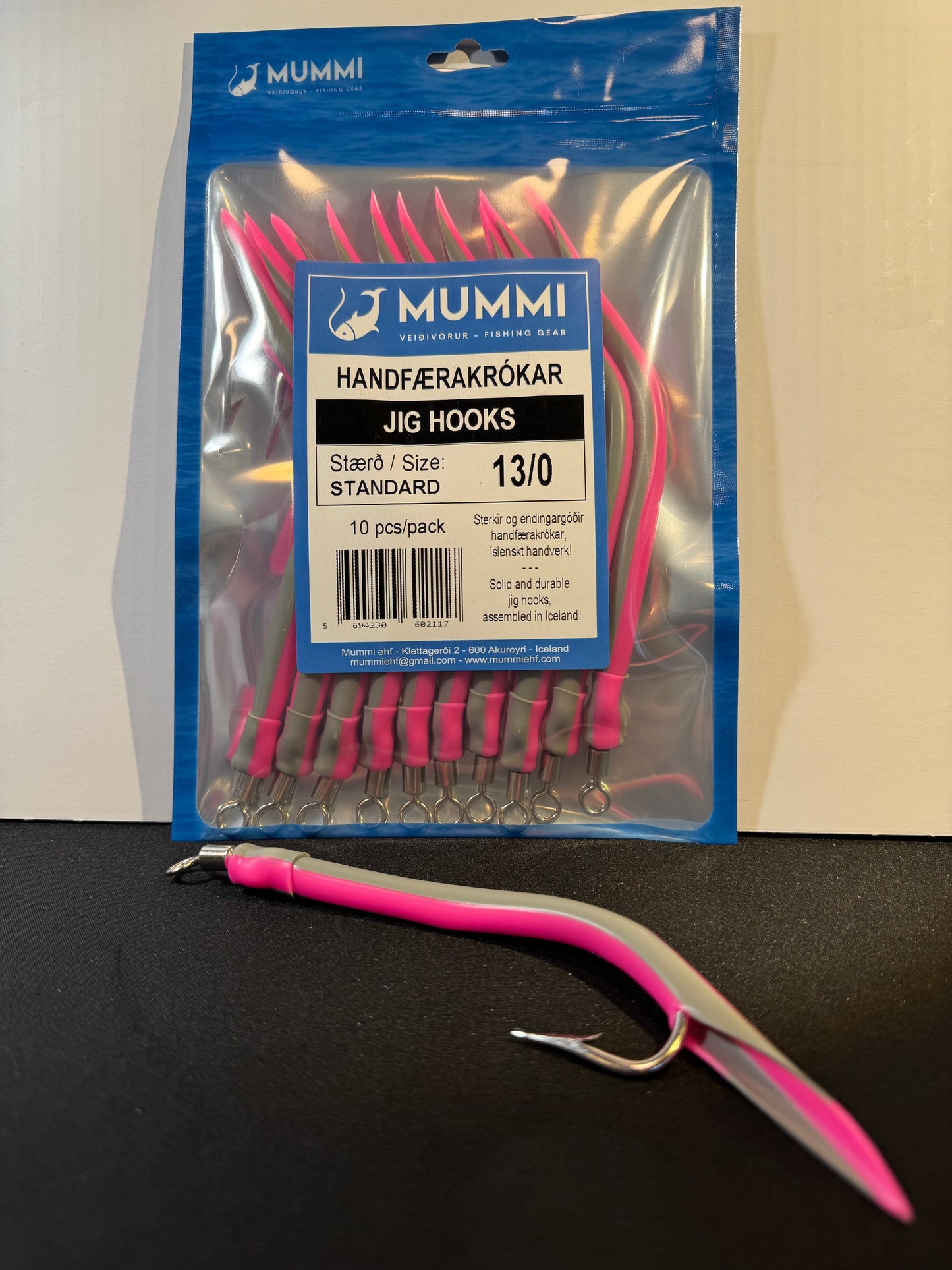 13/0 Hooks, Standard, 10 pcs per pack